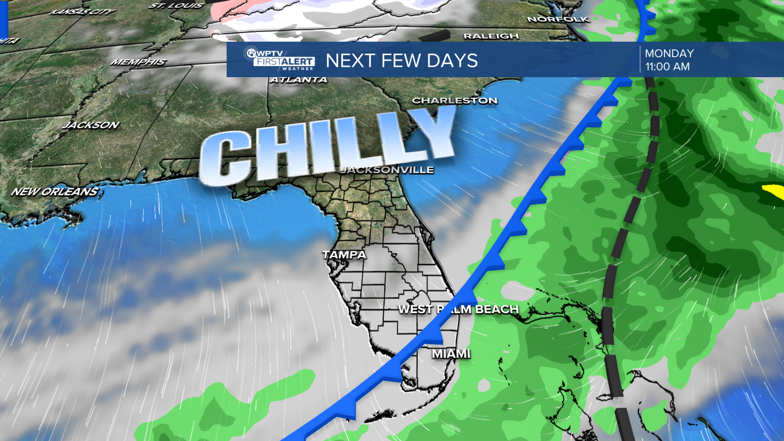 Get ready for a cold snap as front arrives Monday