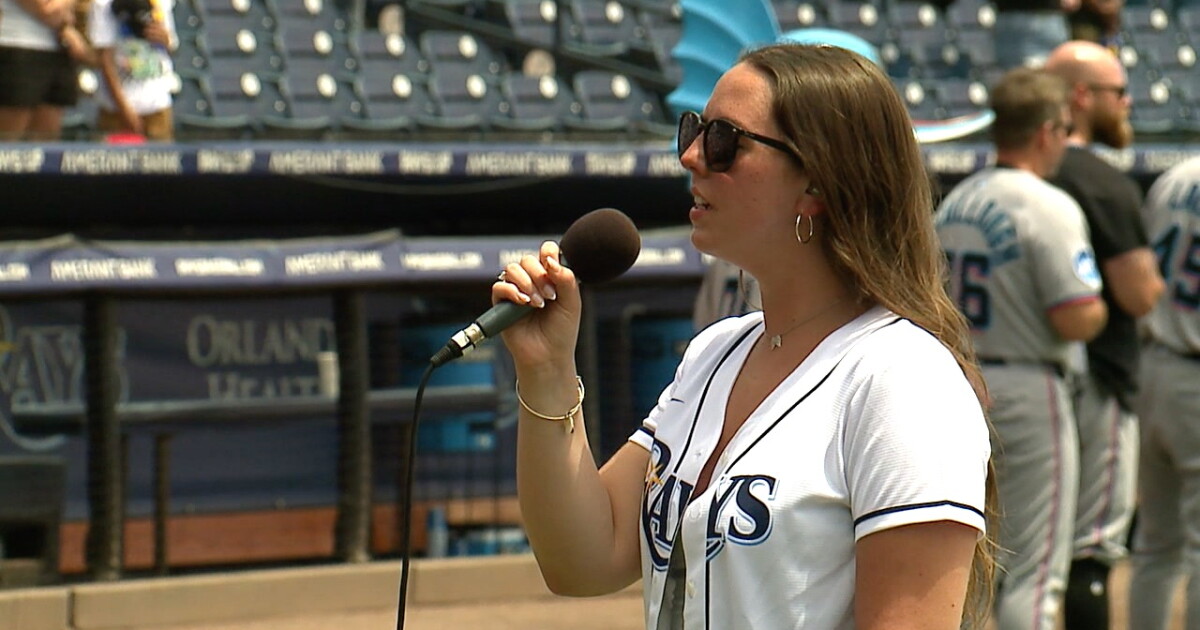 Singer has goal to perform national anthem in all 30 MLB stadiums