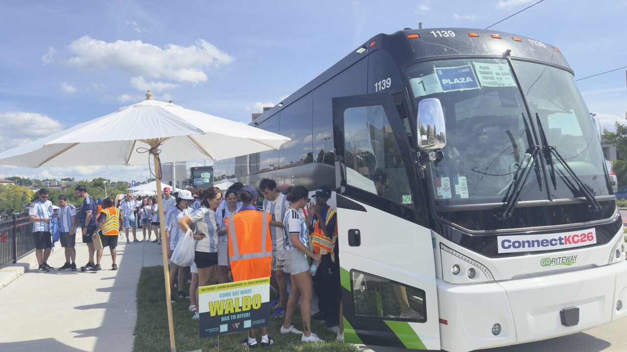 argentina fans on world cup bus