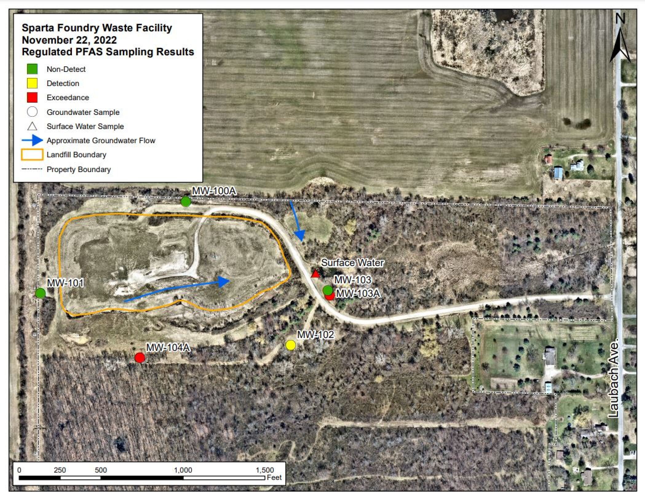 EGLE PFAS found near former Sparta landfill