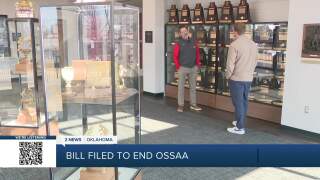 TJ interviewing Bishop Kelley AD Lance Parks