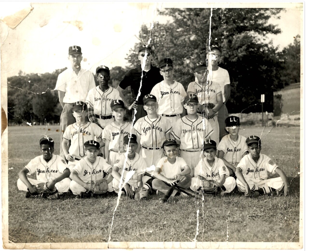Roosevelt Braggs, Jr. (bottom row, far left) was a member of the 1963 Little League State Championship team in Painesville