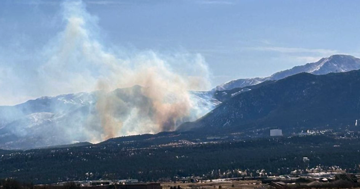 Wildfire burning near the Air Force Academy - Vimarsana News