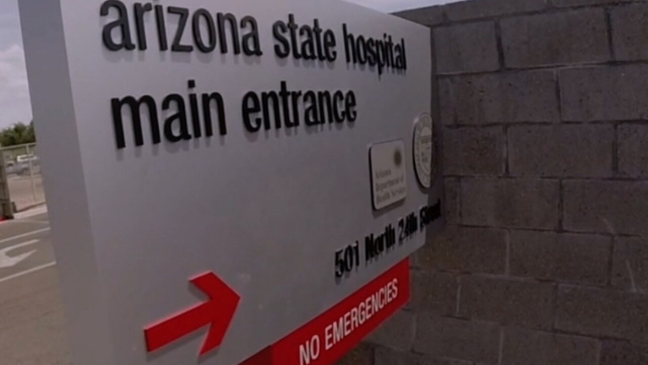 Arizona state hospital entrance