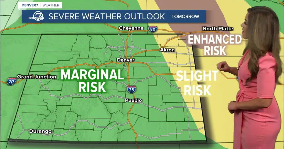 Scattered, strong storms in Denver metro, E. Plains this evening