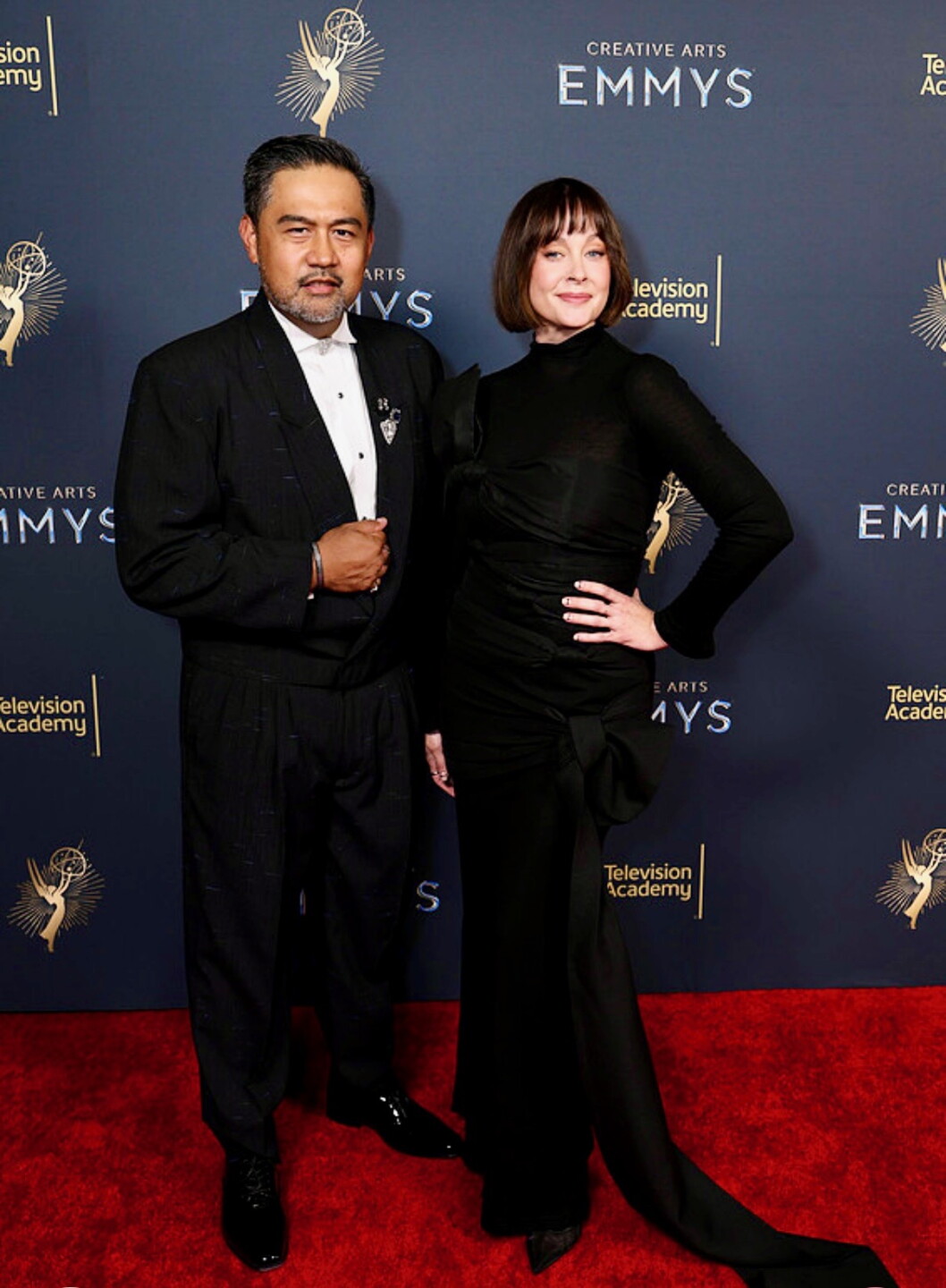The duo at the Emmys in 2025