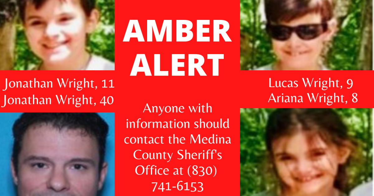 AMBER Alert issued for three Hondo children