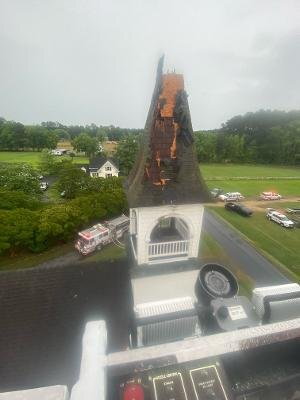 Eastern Shore Broadway Baptist Church fire (June 13)