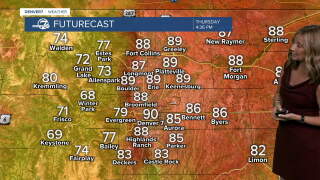 Heating back up across the Denver Metro Area