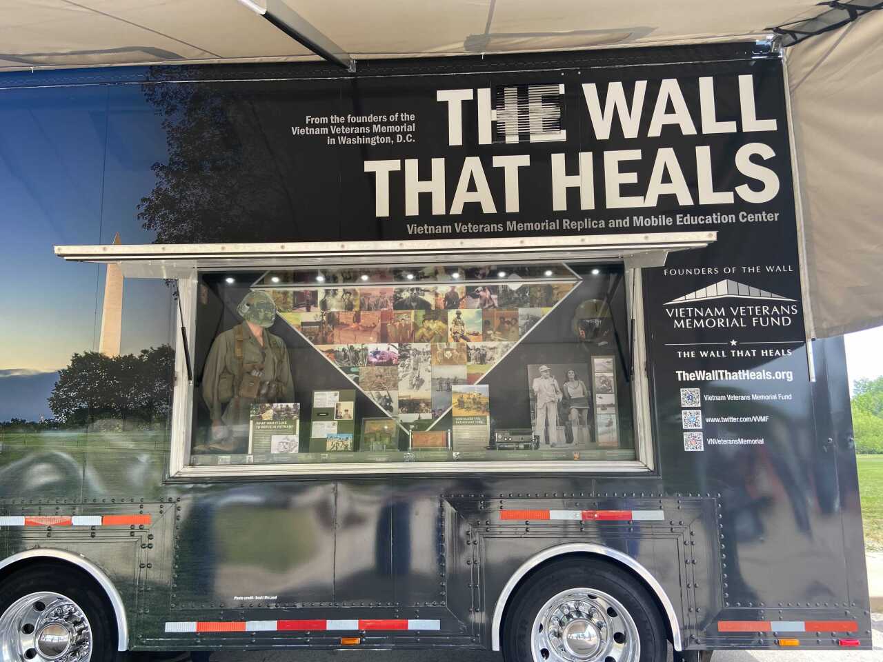 The Traveling Vietnam Memorial Wall.