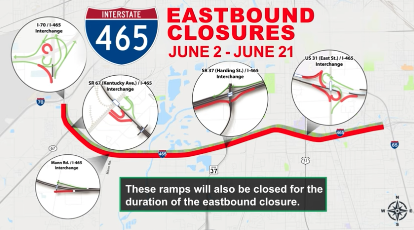 Drivers worried about I-465 eastbound closures expected to last through June drivers-worried-about-i-465-eastbound-closures-expected-to-last-through-june