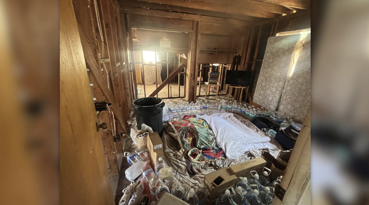 miss lee's makeshift bed