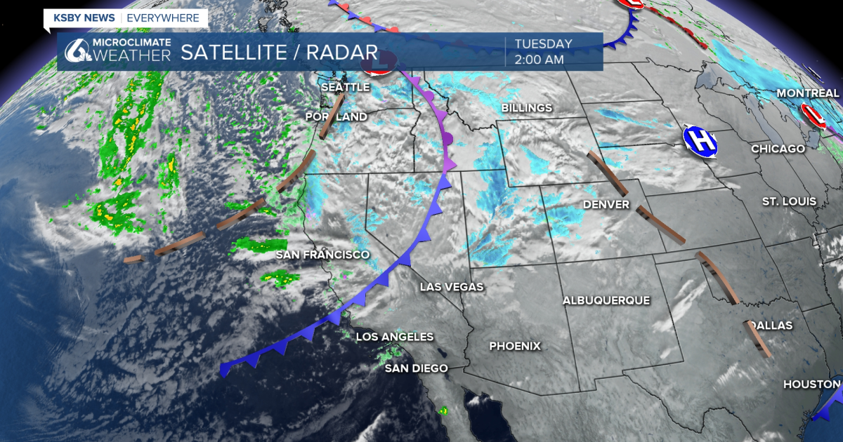 One final round of rain and snow before much anticipated sunshine returns