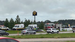 Crash on I-49