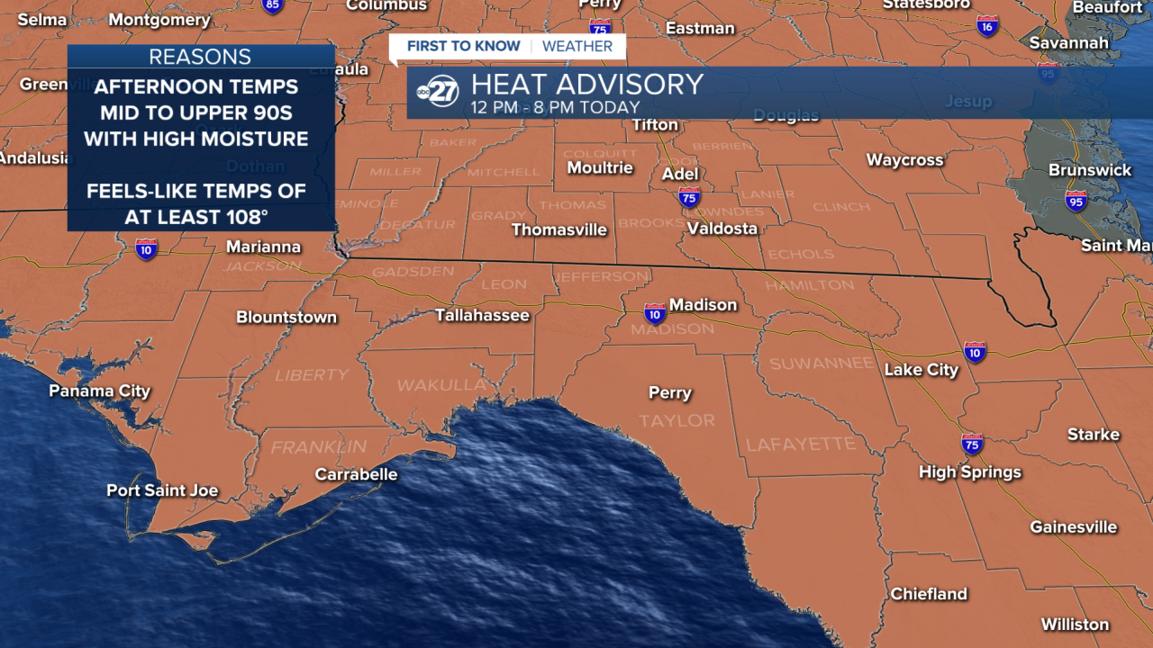 Heat advisory (8-13-2026)