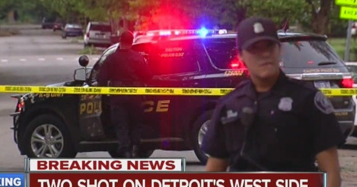 Two men shot on Detroit's west side