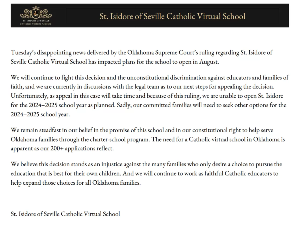St. Isidore statement.png