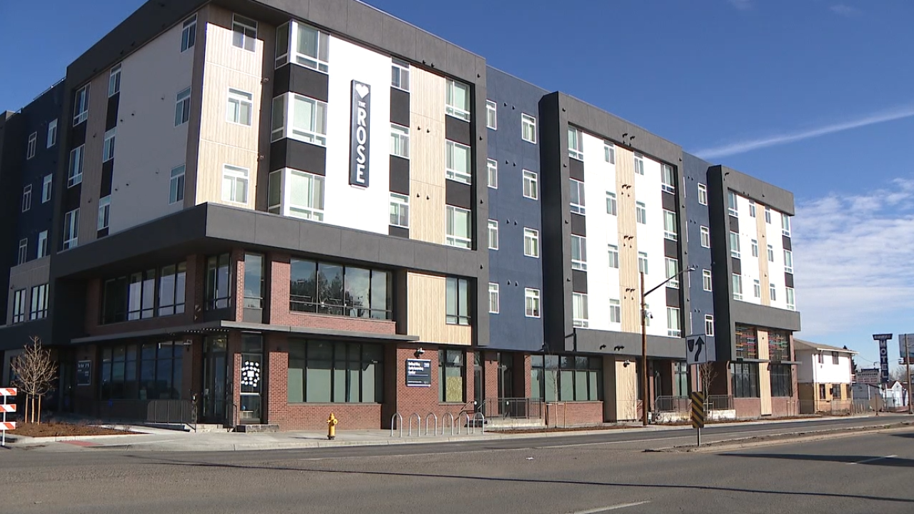 The Rose on Colfax is a new affordable housing complex, equipped with an early childhood learning center.