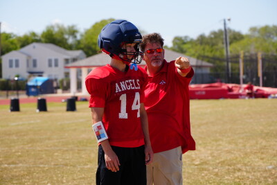 Incarnate Word Academy football head coach Craig Charlton