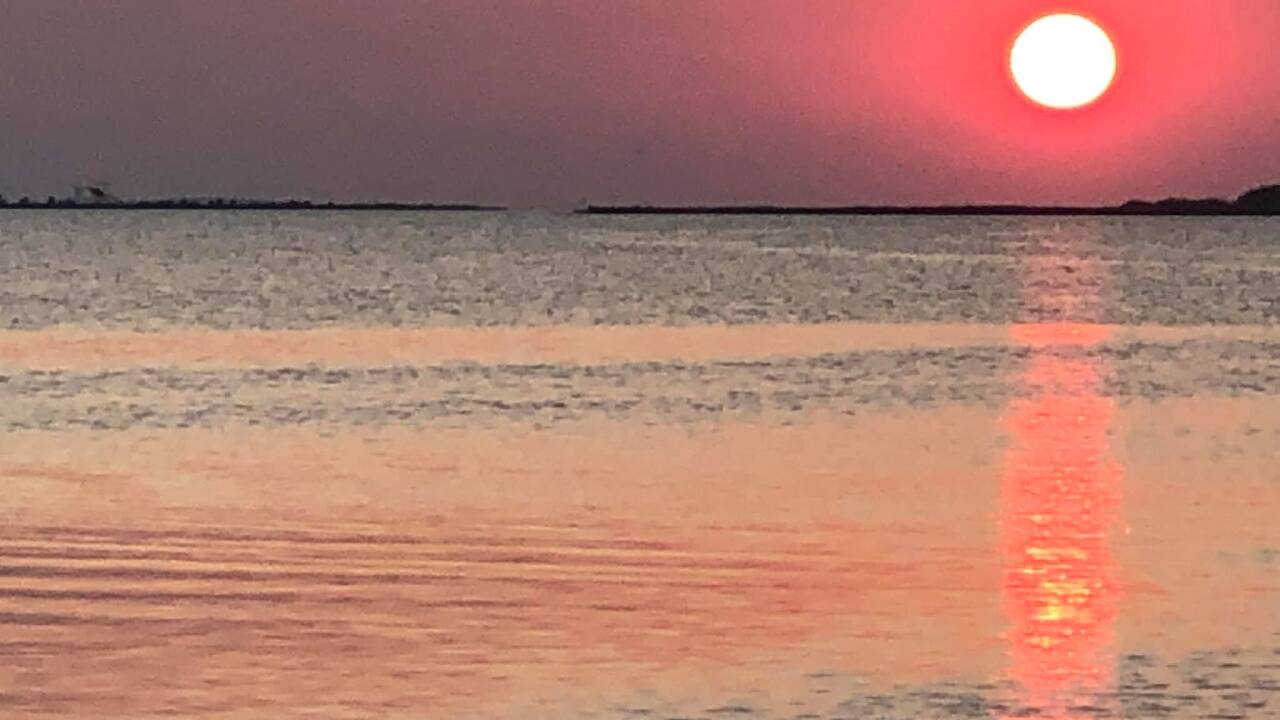 Ingleside on the Bay sunset - Photo By: FB Coastal Bend Weather Watcher Julie Wilson