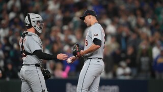 ALDS Tigers Mariners Baseball