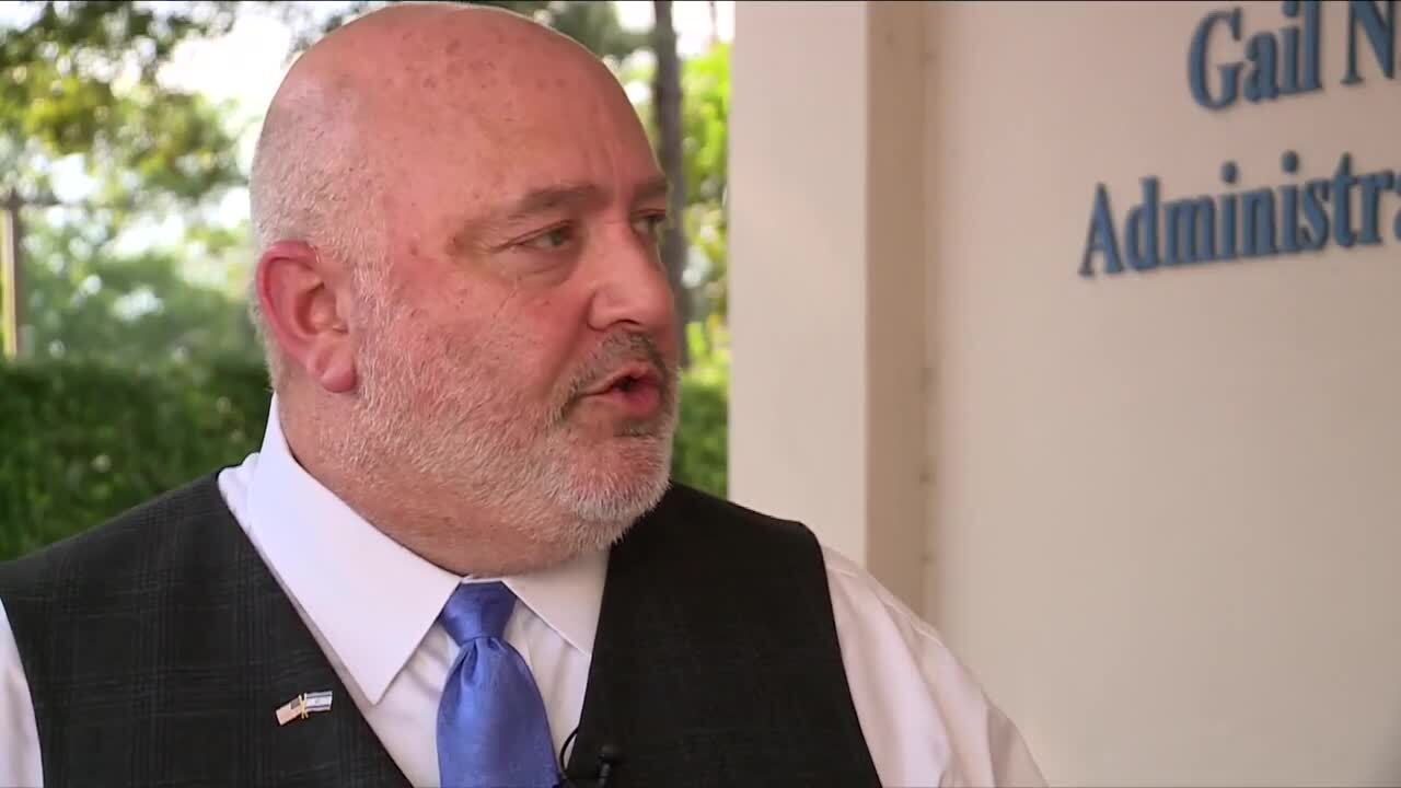 Michael Levin, the president of the Jewish Federation of South Palm Beach County, is leading a fundraising drive for Israel. Oct. 10, 2023