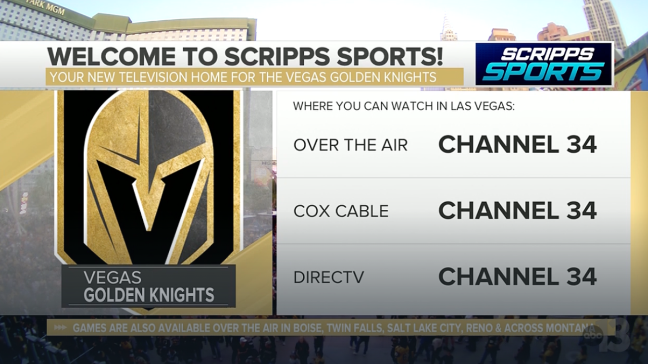 Where to find Vegas 34, the official broadcast home of the Vegas Golden Knights where-to-find-vegas-34-the-official-broadcast-home-of-the-vegas-golden-knights