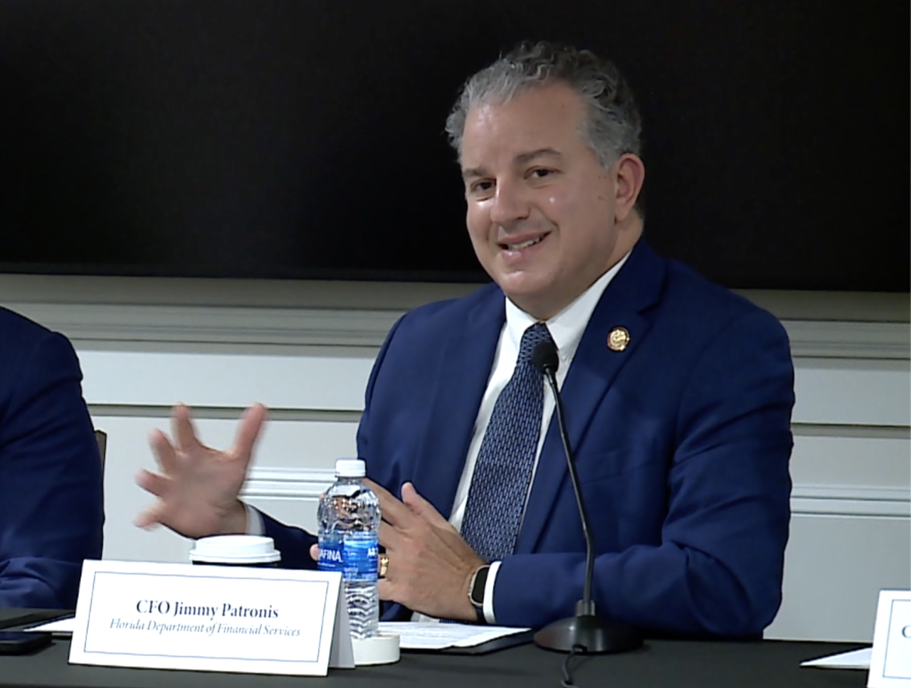 CFO Jimmy Patronis roundtable discussion on property insurance April 25 2024.png