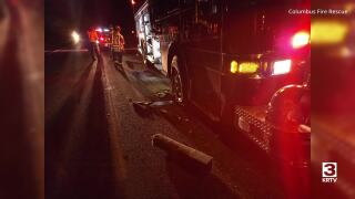Attention focused on Montana move-over law after fire truck hit on interstate