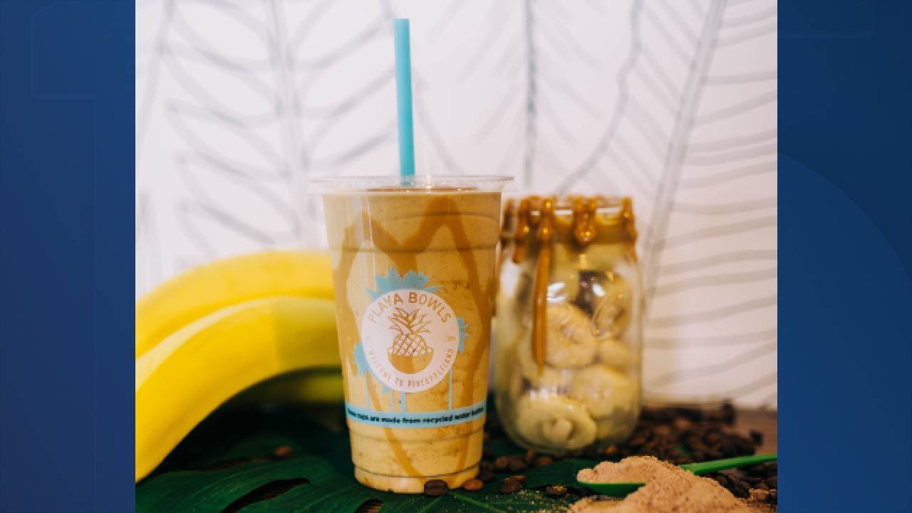Smoothie option from Playa Bowls.