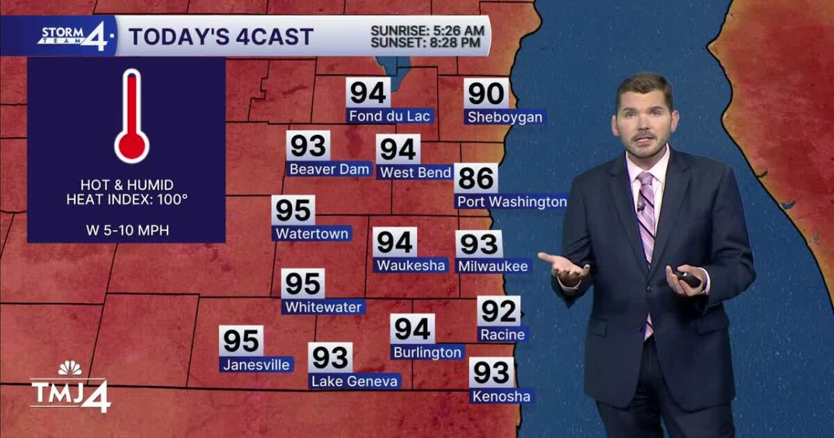 Southeast Wisconsin weather: Hot, humid & smoky