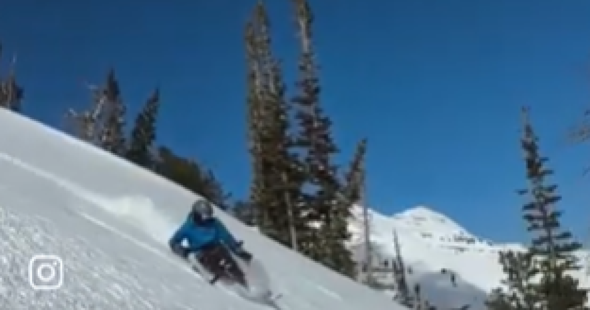 Sit skier reaches his dream of backcountry skiing after spinal cord injury - Vimarsana News