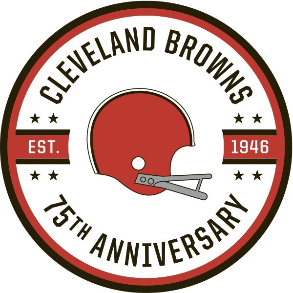 Browns 75th anniversary logo