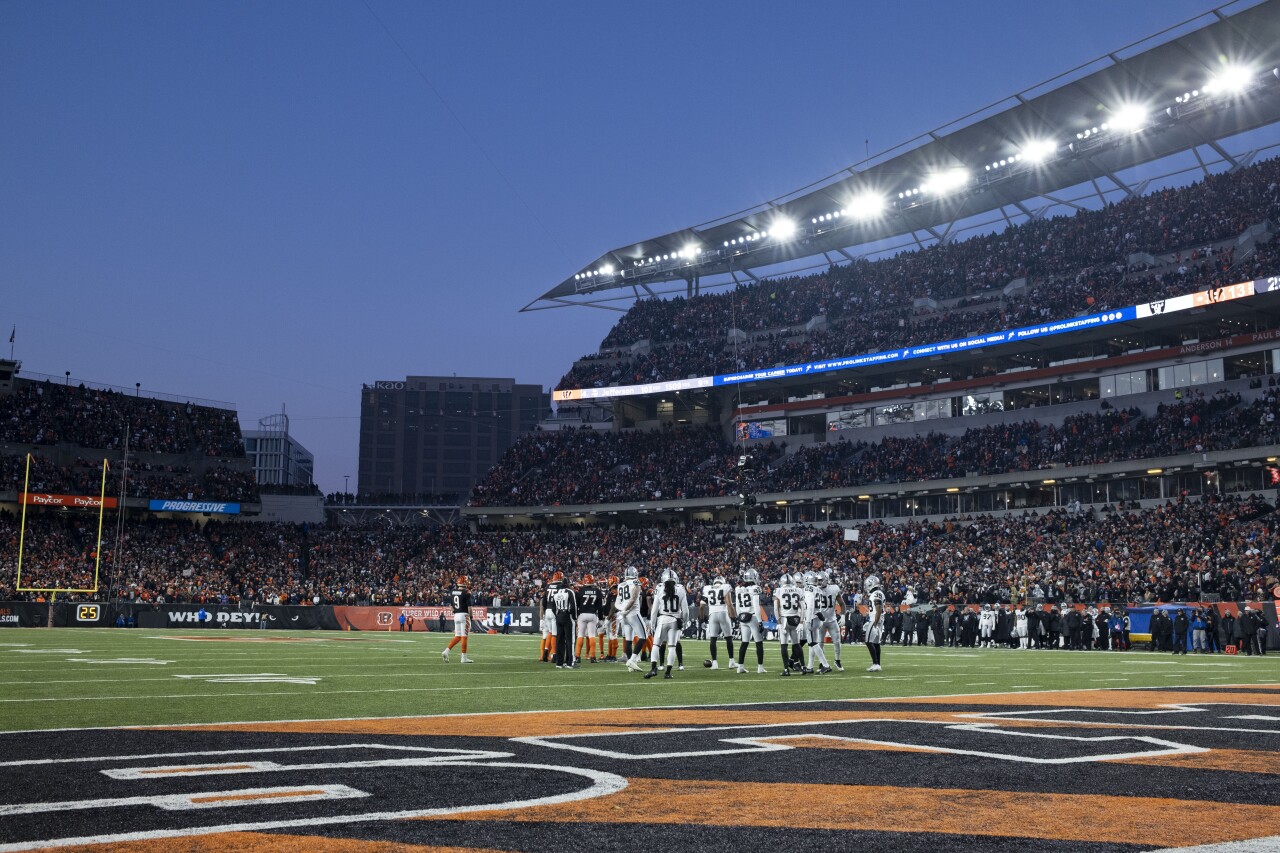 Raiders Bengals Football