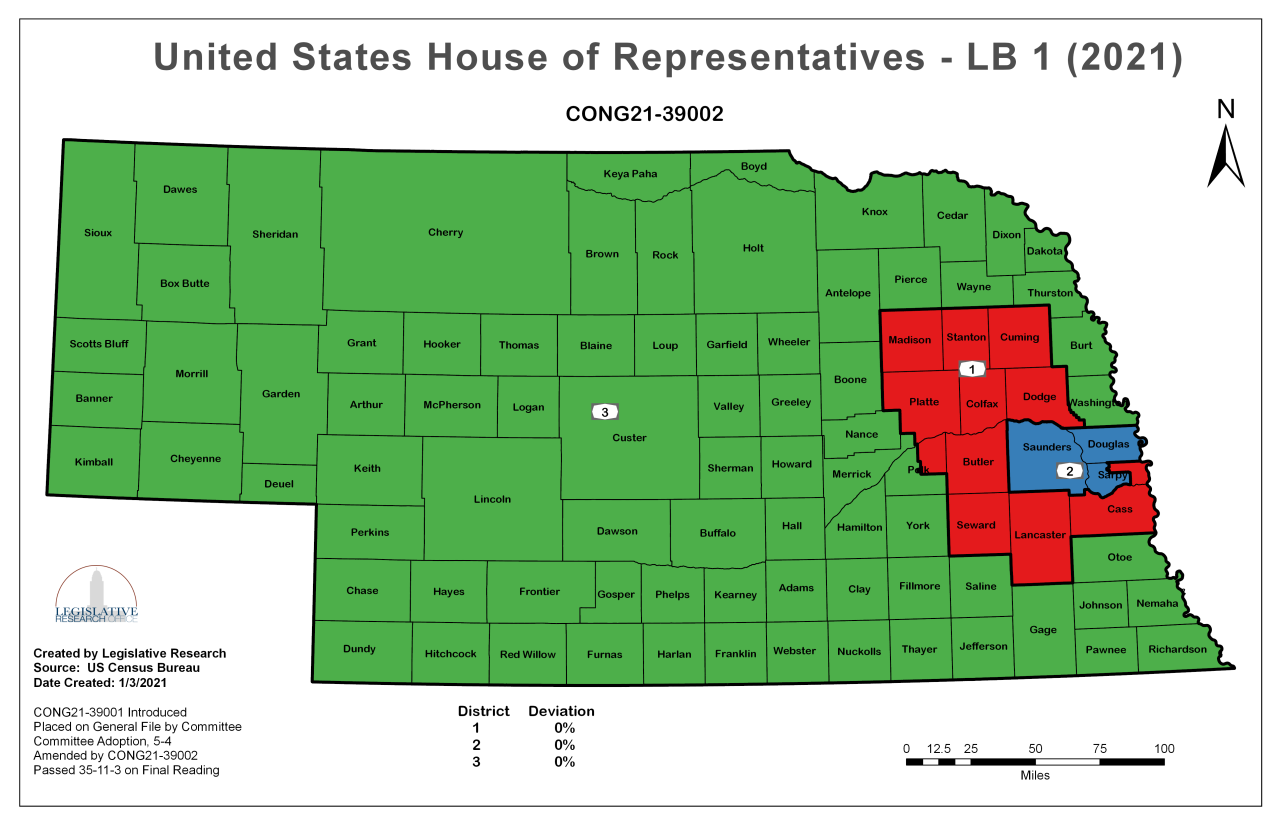 Congressional Representative Map