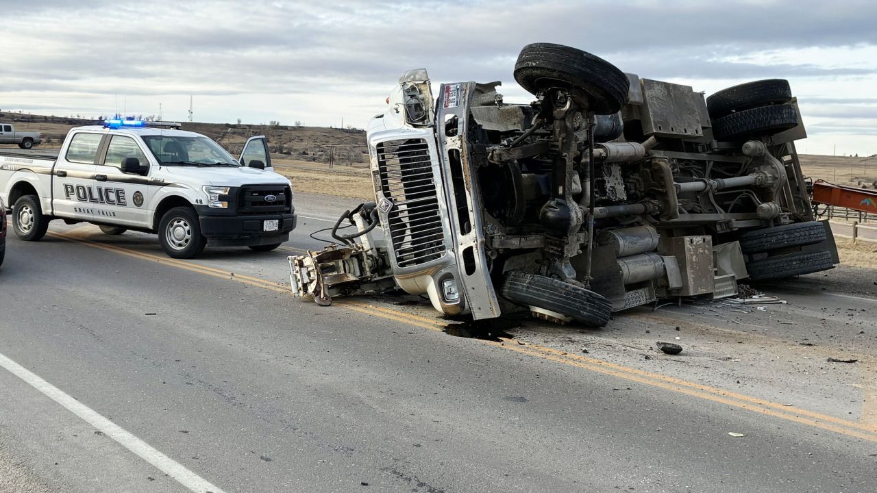 Crash slows traffic in Great Falls (January 29, 2026)