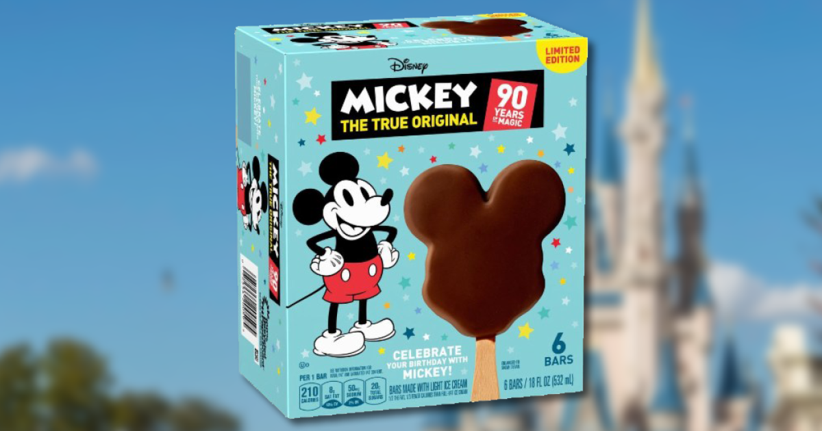 The Mickey Mouse ice cream bars you eat at Disney parks ...