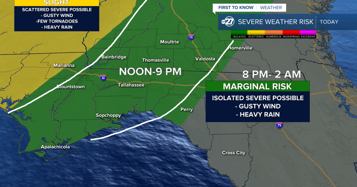 Storms to impact travel across southeast Tuesday through Wednesday morning
