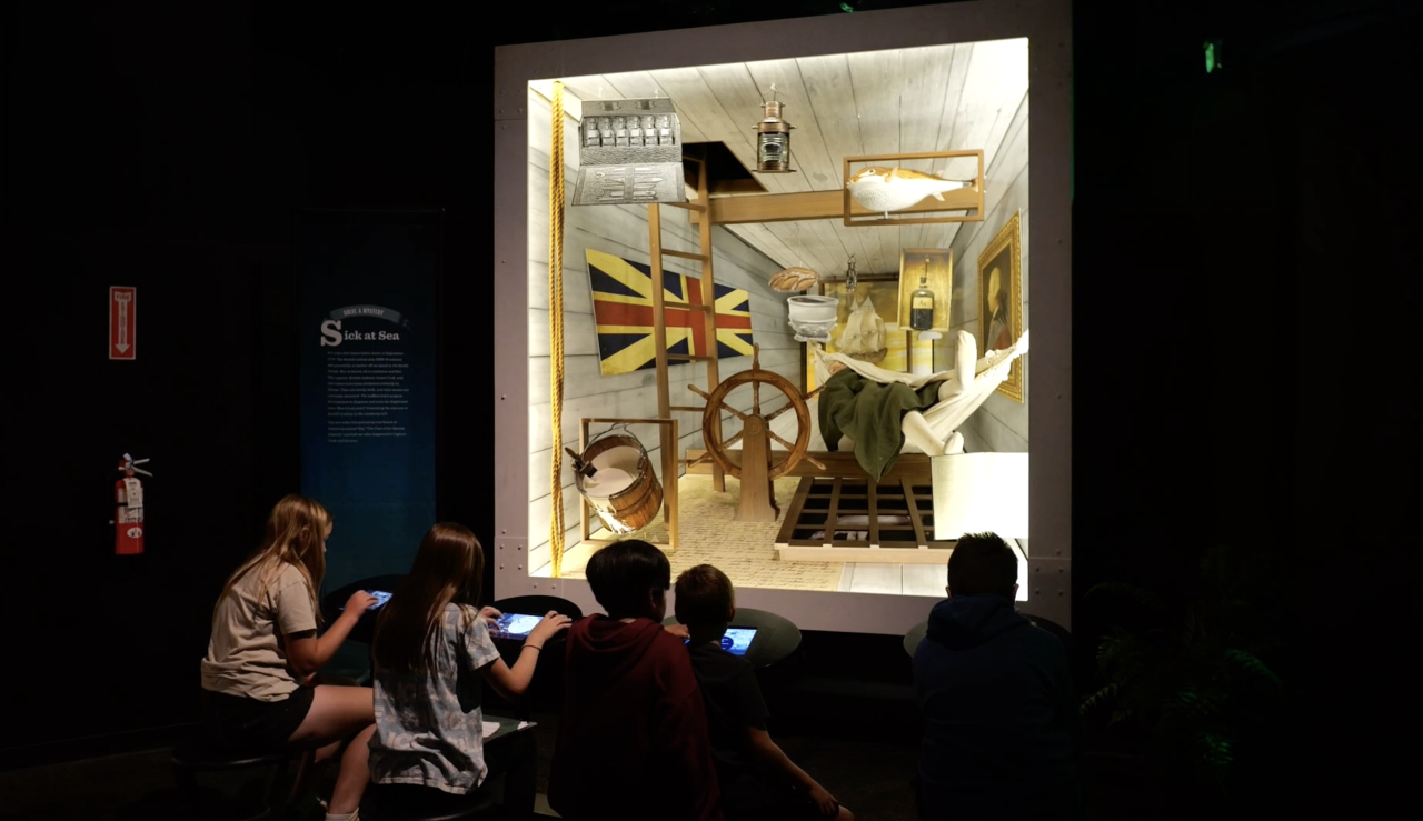 Towards the end of The Power of Poison, guests can try to solve different kinds of murder mysteries.