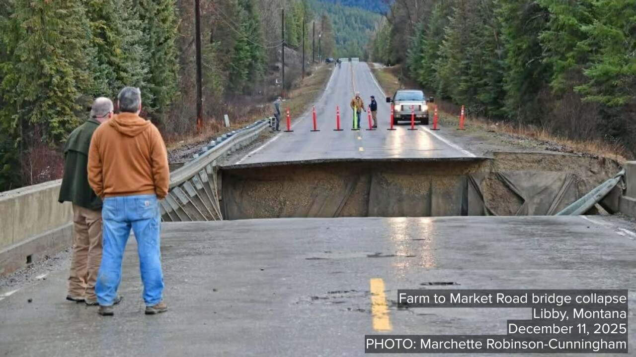 Flooding in Lincoln County, Montana (December 2025)