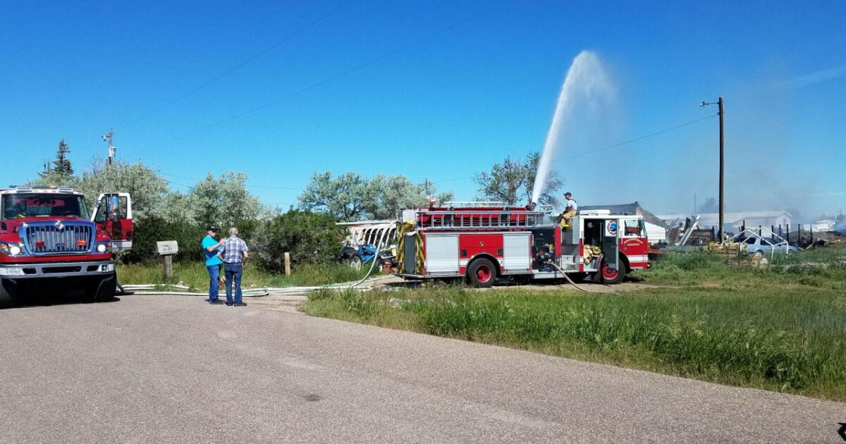 Emergency crews respond to fire in SW Great Falls area