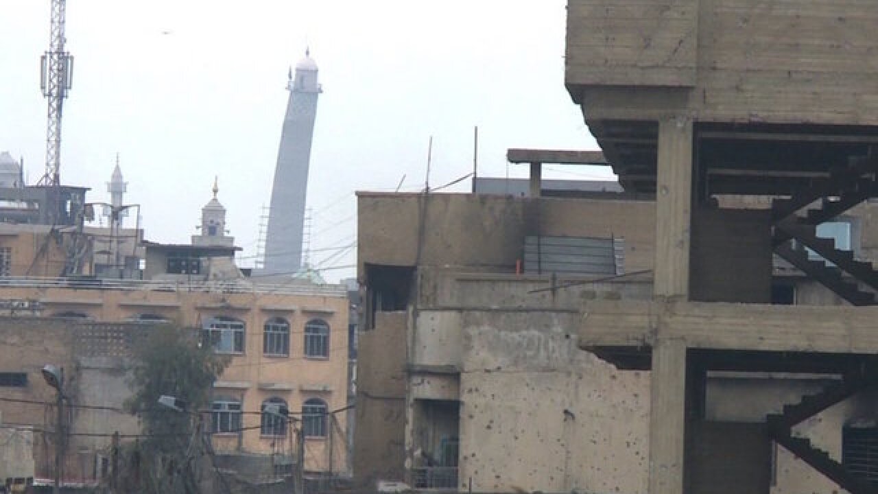 US denies ISIS claim it bombed famous Mosul mosque