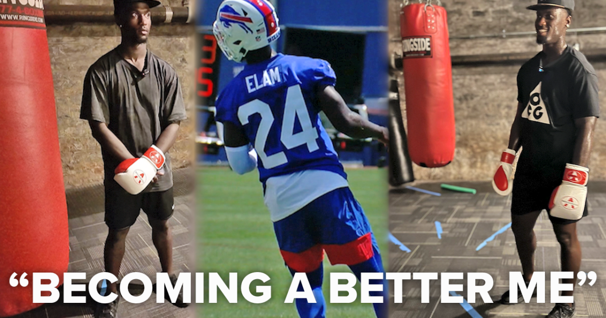 Bills Boxing Buffalo Bills CB Kaiir Elam using boxing to improve mental and physical ...