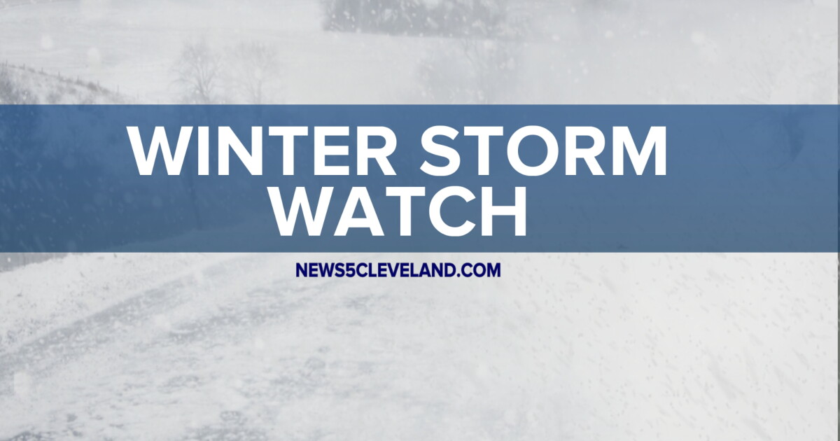 Winter Storm Watch issued for 2 counties over several days
