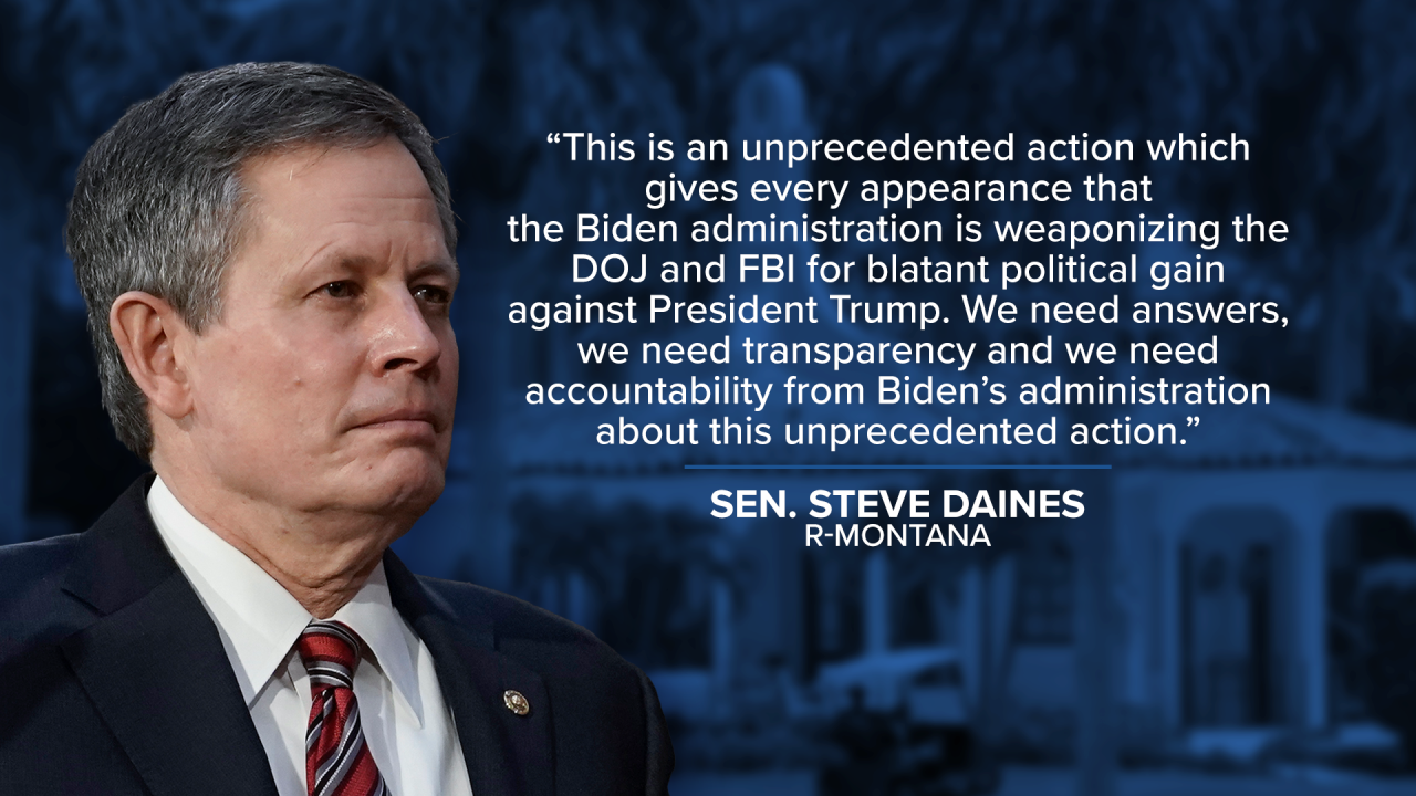 Daines on Mar a Lago