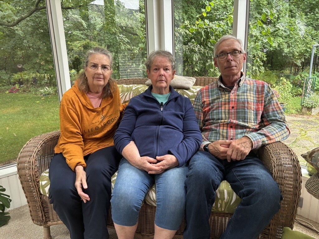 Suzanne Barker, Mary Reilly-Kliss and David Kliss are all Washington County Community Garden members
