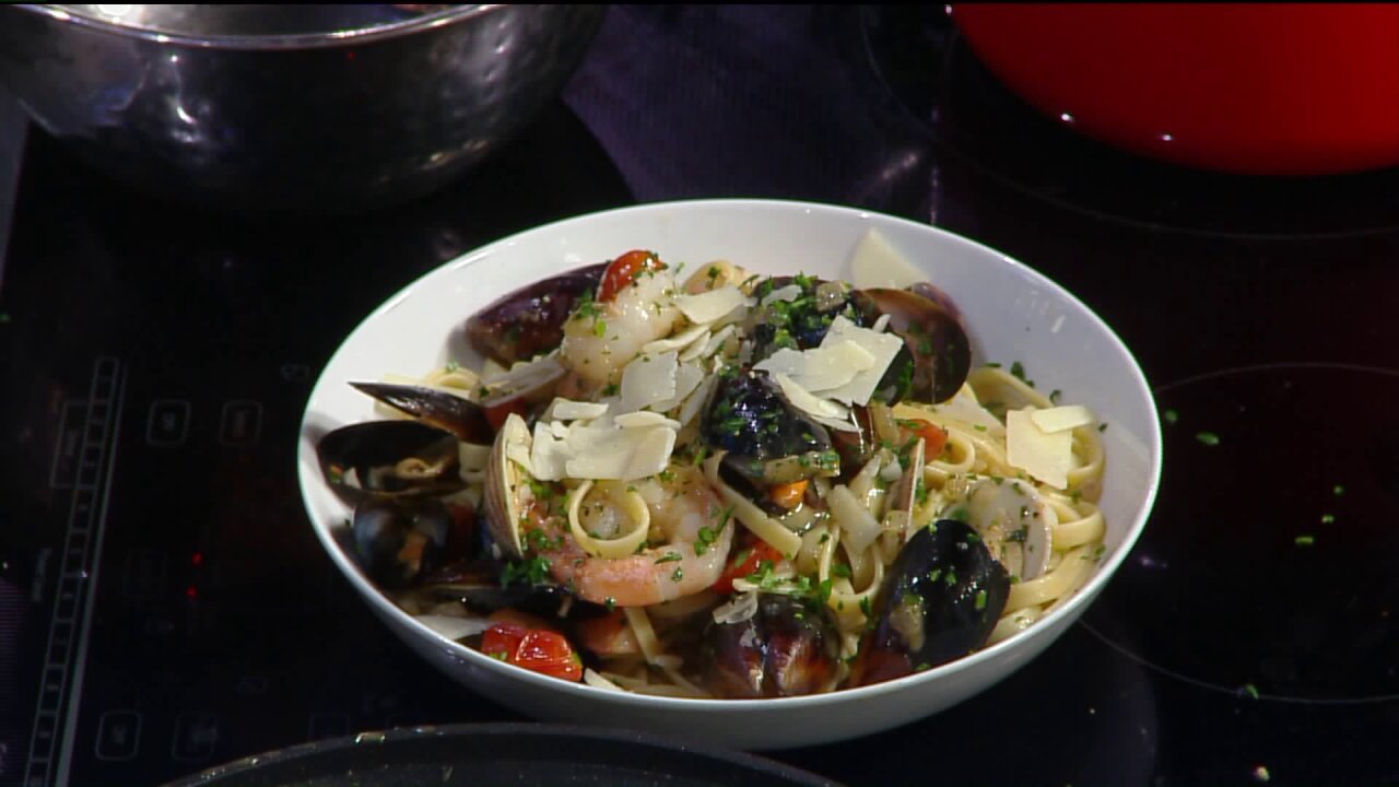 Show your love with Seafood Scampi