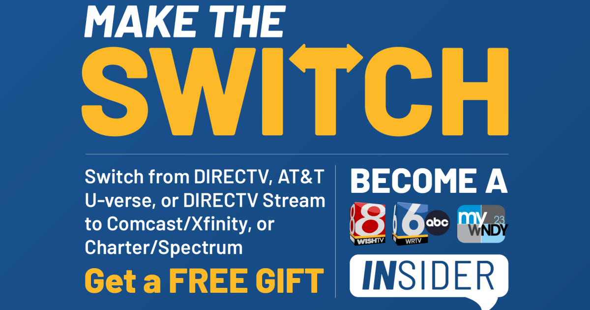 WRTV launches ‘Make the Switch’ campaign after removal from DIRECTV