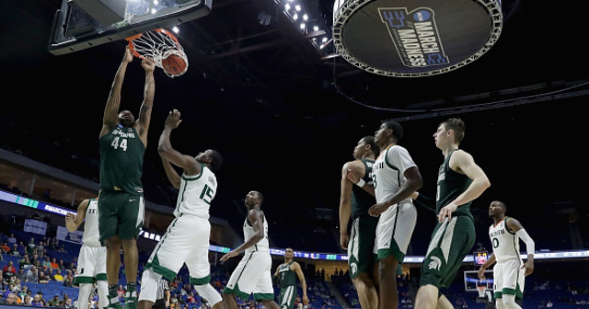 What time do UM and MSU play Sunday?