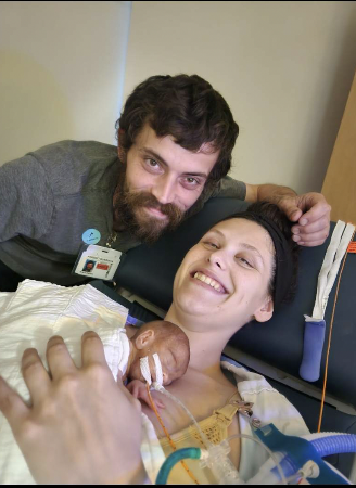 Brian and Rashell with Axel